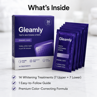 Purple Whitening Teeth Strips