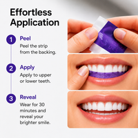 Purple Whitening Teeth Strips