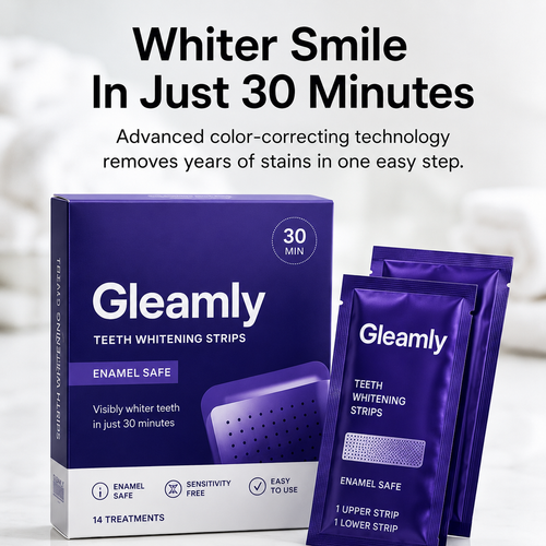 Purple Whitening Teeth Strips